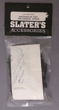 Slater's Rectangular Tank Tar/Chemical Wagon Model Kit 4P039 sealed OO/HO  (p)