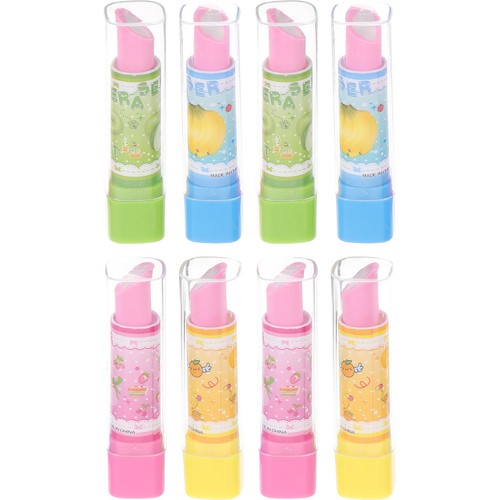 Pcs cartoon eraser lipstick - cartoon,