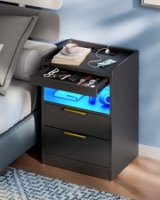Mondeer LED Bedside Table with