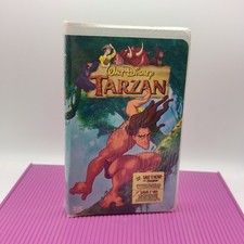 Tarzan VHS Rare NTSC Watermarked Walt Disney Clamshell