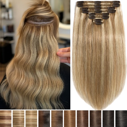 Double wefts clip balayage - double,