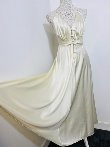 Ivory vintage strappy slip - ivory,