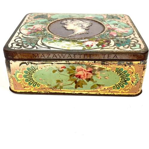 Vintage mazawattee tea - vintage, tin