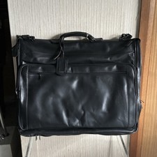 Tula black leather garment bag - leather,