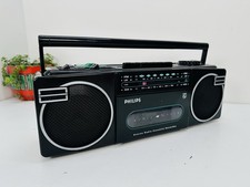 Vintage Philips D8092/35 Ghetto Blaster Boombox, Fully Working