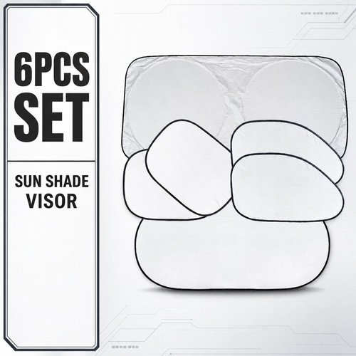 6pcs car front - rear, side