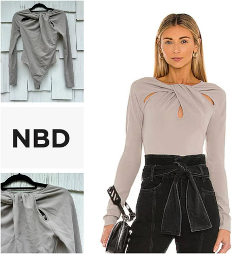 Nwt nbd revolve putty gray - nwt,