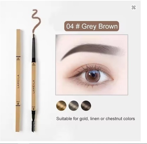 Waterproof eyebrow pen double - waterproof,