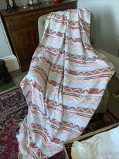 Geometric Pattern Blue / Rust