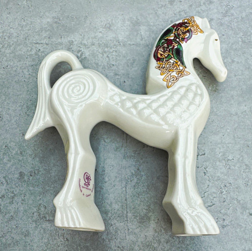 Celtic horse porcelain - horse,