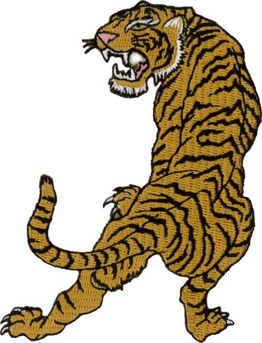 Tiger embroidered patch - embroidered, x