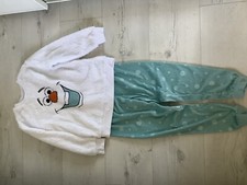 Disney Store Fluffy Olaf Frozen Pyjamas age 9-10 up to 140cm