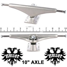BULLET 185s Skateboard Trucks 10" wide axles  -  A pair of BIG skate trucks