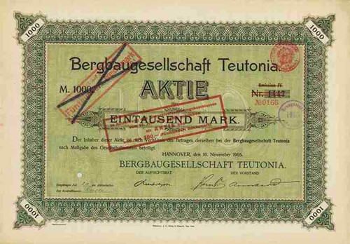 Mining company teutonia 1905 - mining,