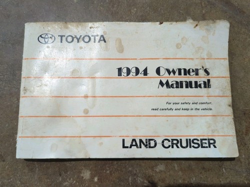 1994 toyota landcruiser owner - 1994,