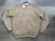 WOOLOVERS Men’s Beige Chunky