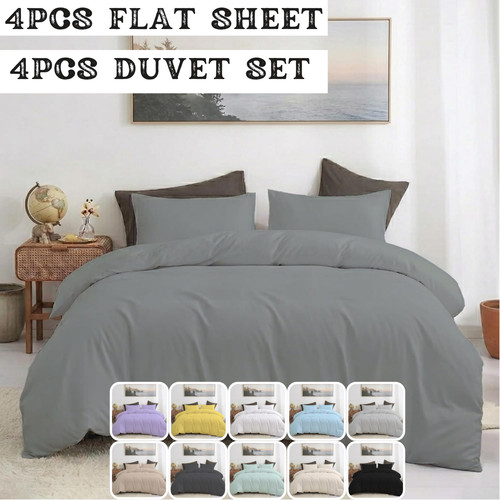 4pc 100 egyptian cotton duvet - 4pc_100%,