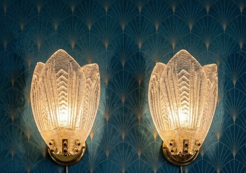 Gorgeous pair vintage art - pair,