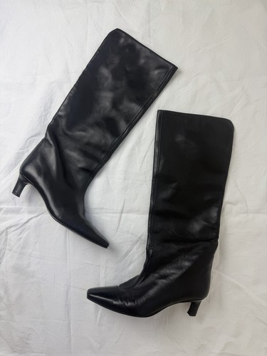 Massimo dutti black leather - massimo,