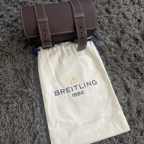 Breitling leather travel watch - leather,