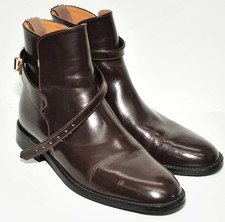 Superb Men Handmade Brown Leather JodhpurBoots Made in England
