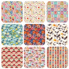 3D Cotton Fabric Prints - 100%