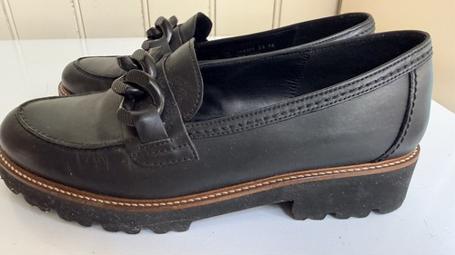 Gabor black leather chunky - gabor,