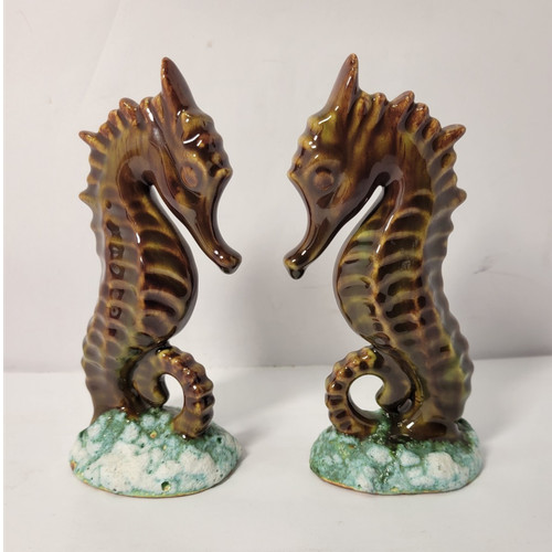 Bja ceramic seahorse figurine - ceramic,