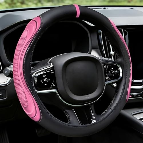 Steering wheel cover pink - steering,