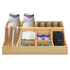 Pine Condiment Organizer