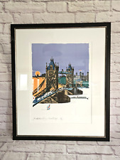 Tower Bridge by Paul Hogarth lithograph 75/150 - large size