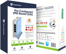 Refurbished Liberty Shield Lite VPN Router - Multi Country, Pre-Configured