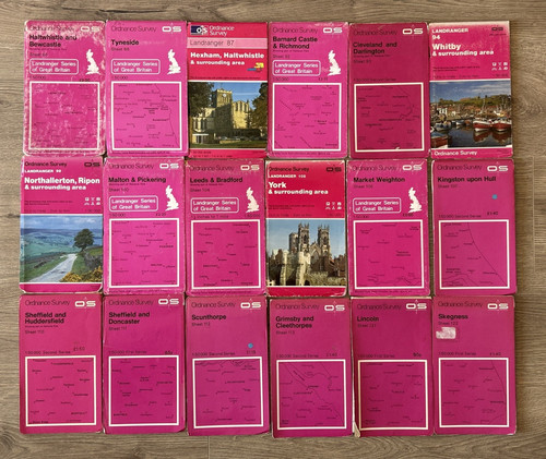Ordnance survey maps - x,