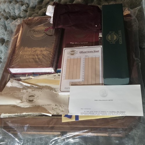 New franklin mint - mint, scrabble