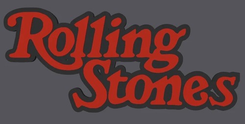 Decorative rolling stones band - decorative,
