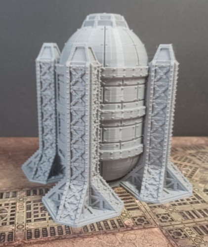 Sci industrial storage tank - sci-fi,