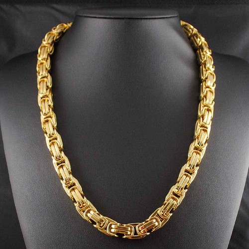 15mm heavy silver - silver, necklace