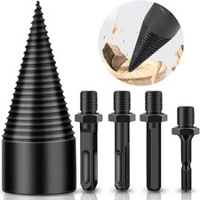 50mm Firewood Chop Wood Drill Bit Splitting Cone Log Splitters Woodworking Tool