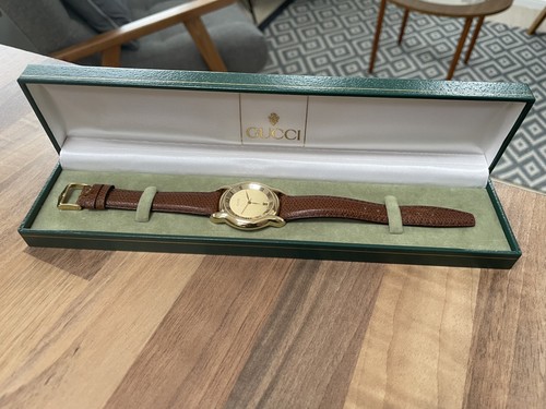 Vintage gucci 5100m mens - 5100m, gold