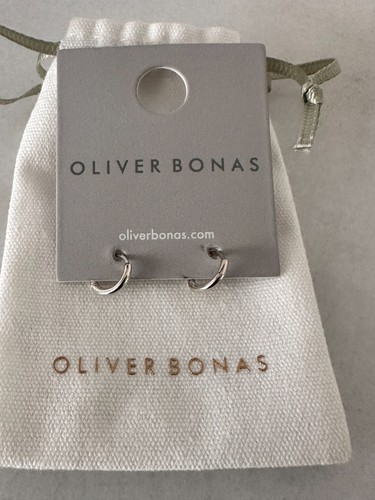 Oliver bonas silver hoop - oliver,