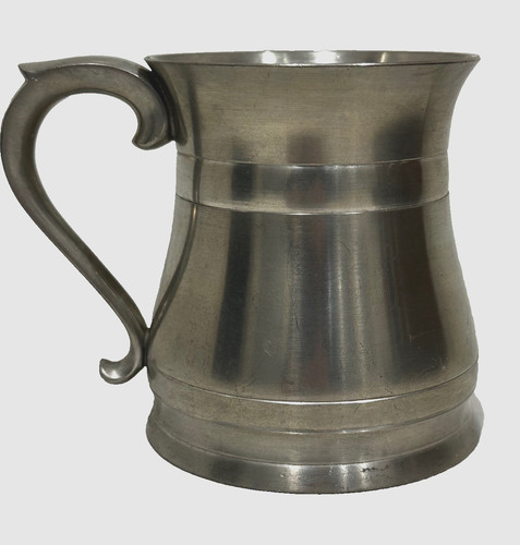 Pewter tankard crown rose - tankard,