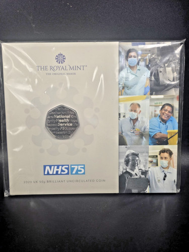 Nhs 2023 50p brilliant - nhs, uk