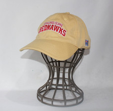 Stallings Island Redhawks Cap Hat L/XL Fitted Light Yellow Georgia USA