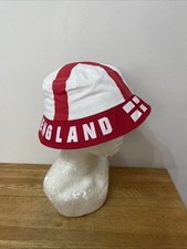 England bucket hat red and