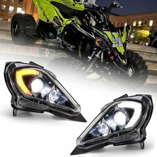 Pair LED Headlights Set For