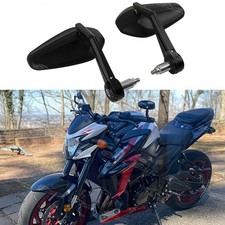 Motorcycle 7/8" Bar End Rearview Wing Mirrors For Suzuki GSXS750AZ GSX-S1000 650