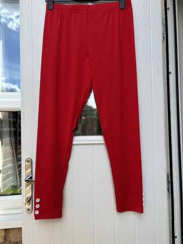 Bright red stretchy shiny - red,