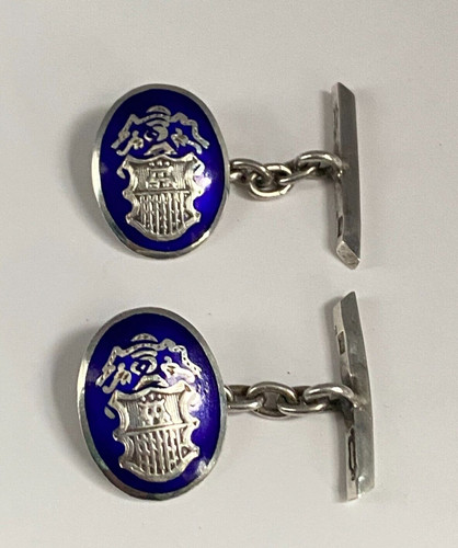 Vintage scottish silver cobalt - silver,