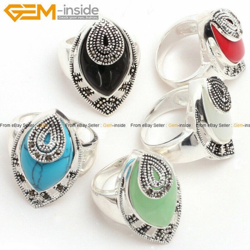 Ring women marquis - women, silver