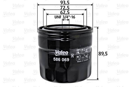 Oil filter valeo fits - oil,